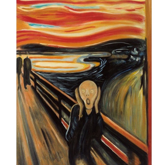 New ‘The Scream’ Art Series Drop Dangle Earrings | Munch Art Print - Painting - Picture 12 of 14